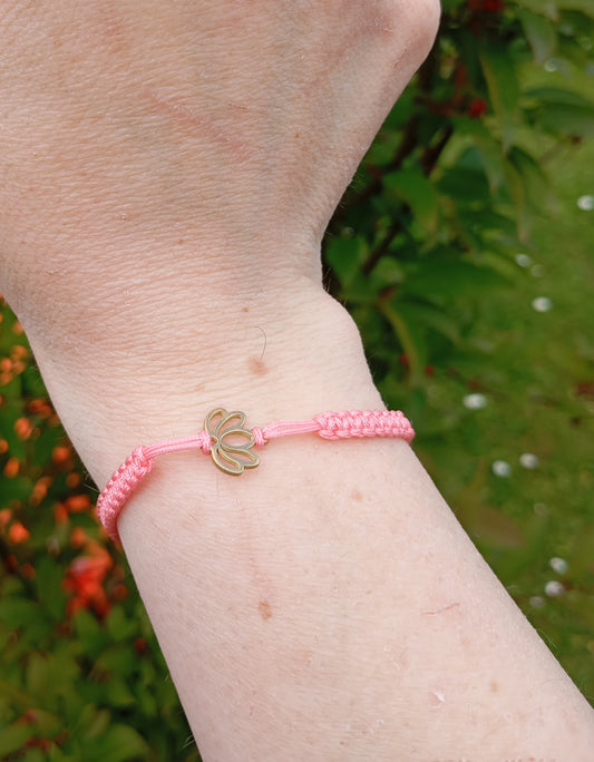 Makramee - Armband Lotusliebe