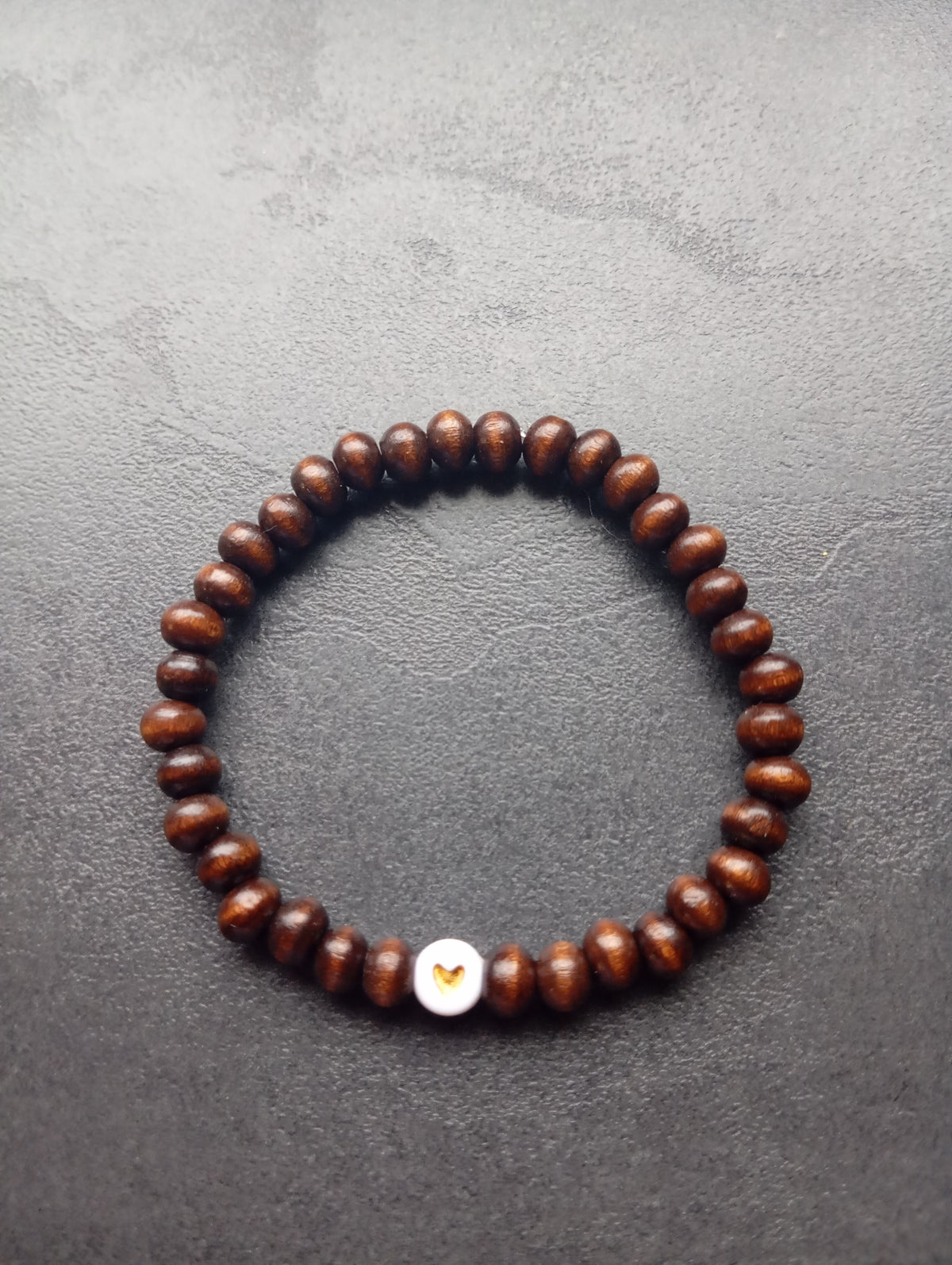 Armband Herzensholz