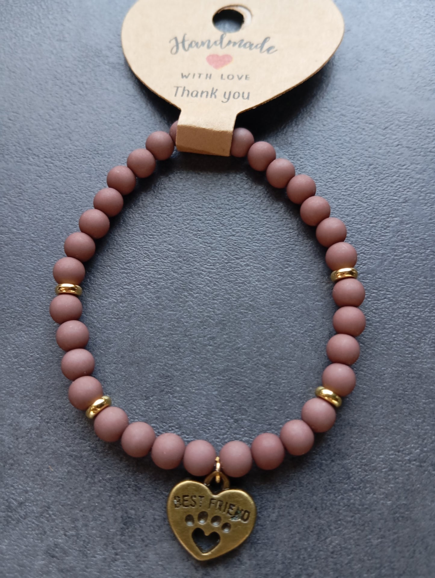 Armband Pfotenherz