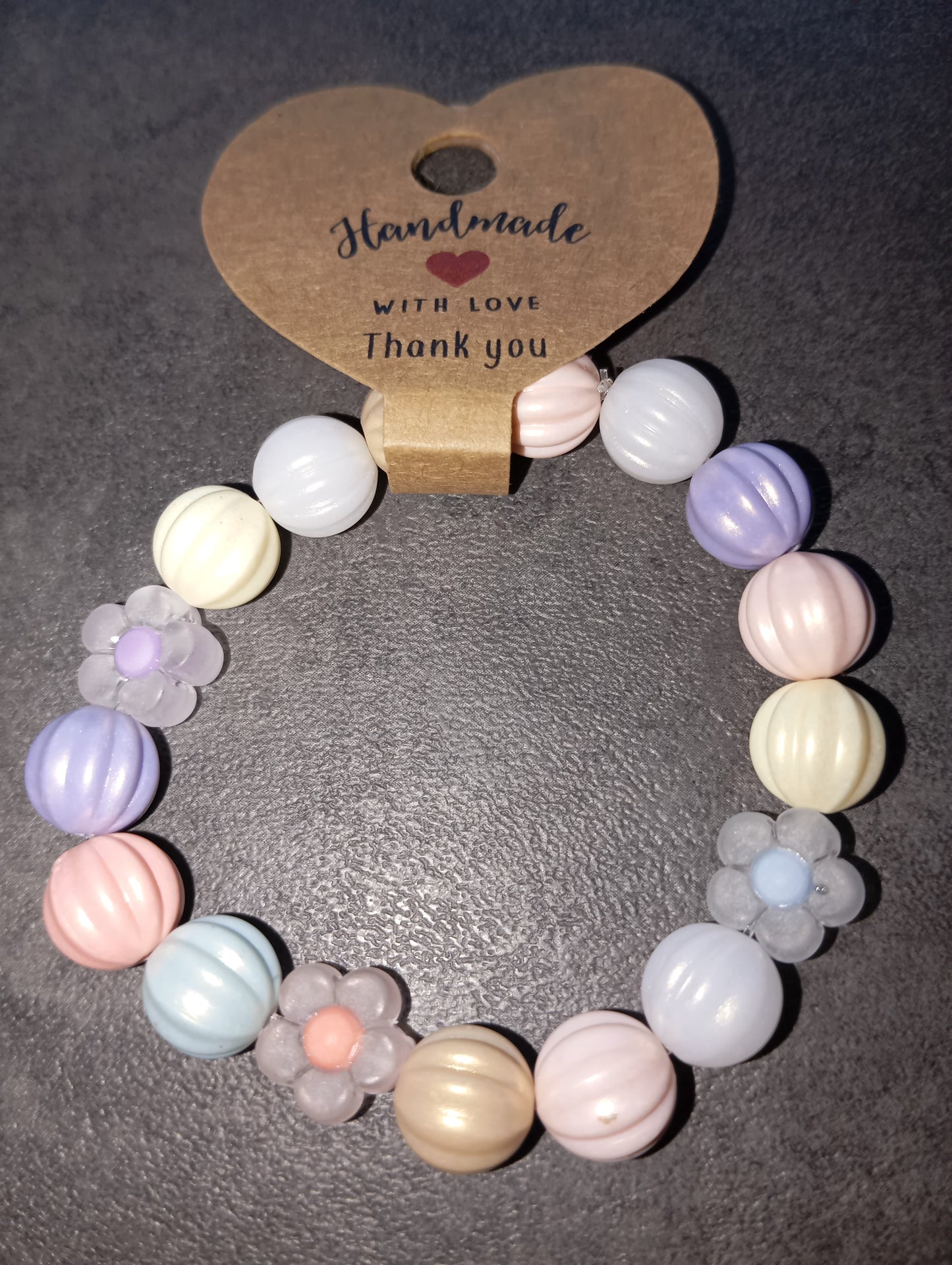 Armband bunt Blumen