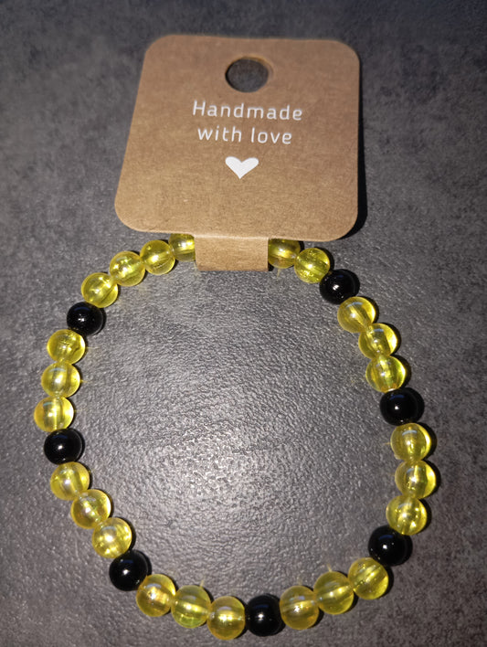 Armband yellow black