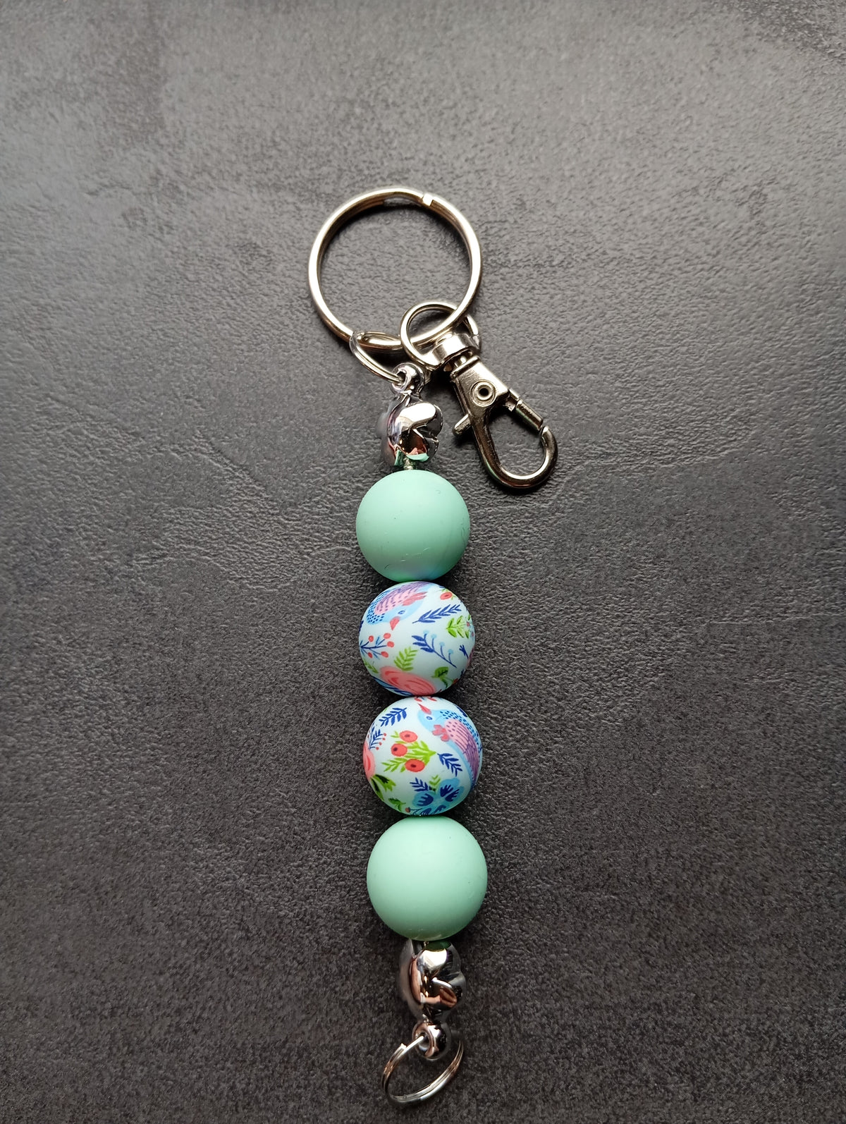 Schlüsselanhänger Blütenzauber Mint