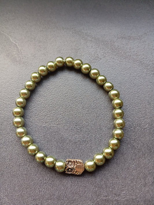 Armband der Ruhe Waldperle