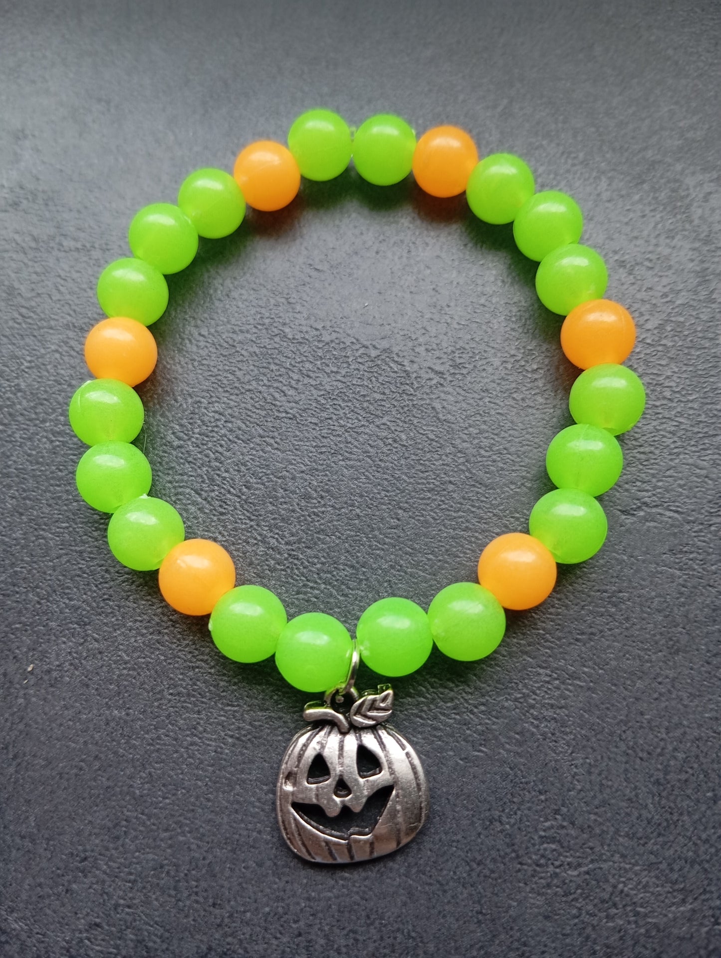 Armband neon Kürbis
