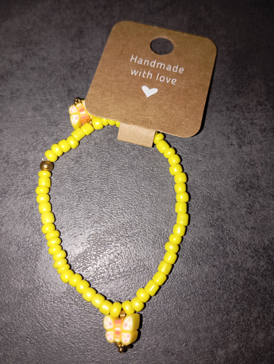 Armband Schmetterling 🦋 gelb