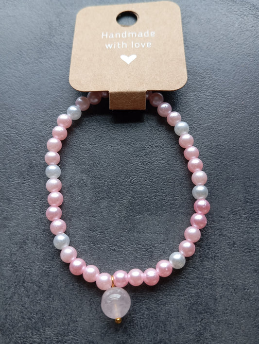 Armband Rosenquarz