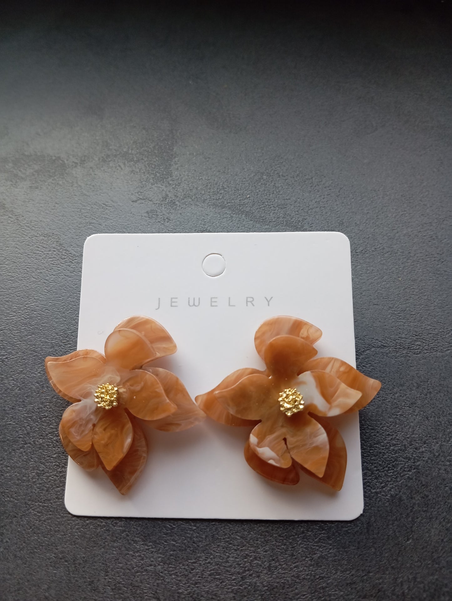 Ohrringe Bernsteinblüte