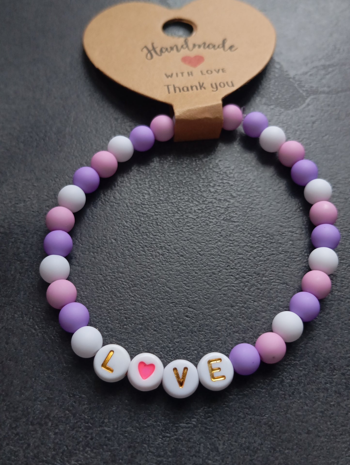 Armband Pastell Love