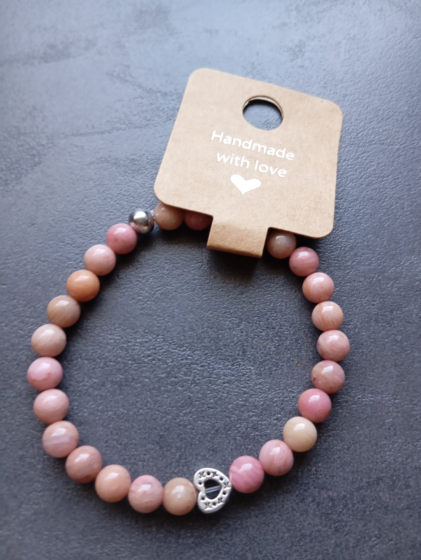 Armband Rhodonit Love