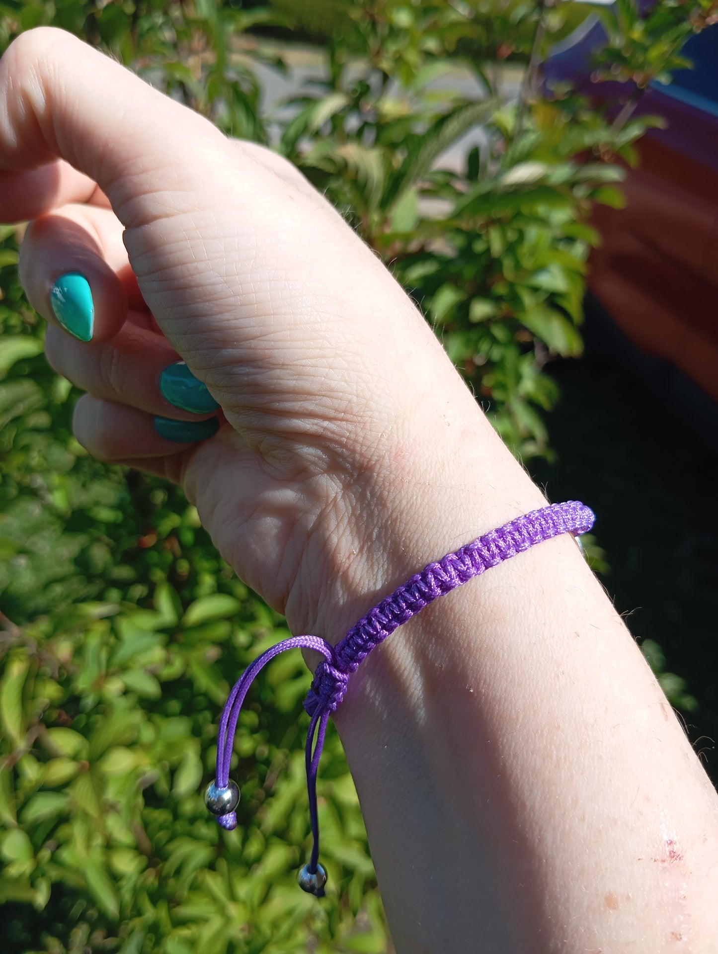 Makramee Armband Mandala