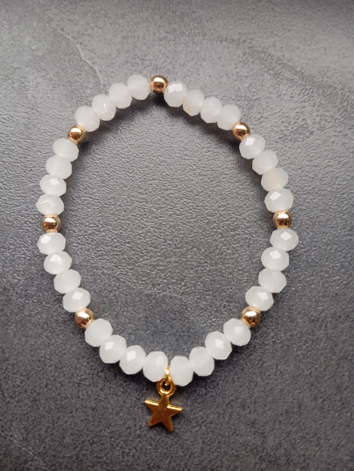 Armband White Crystal Star 🌟
